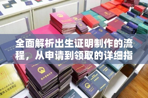 三民全面解析出生证明制作的流程，从申请到领取的详细指南